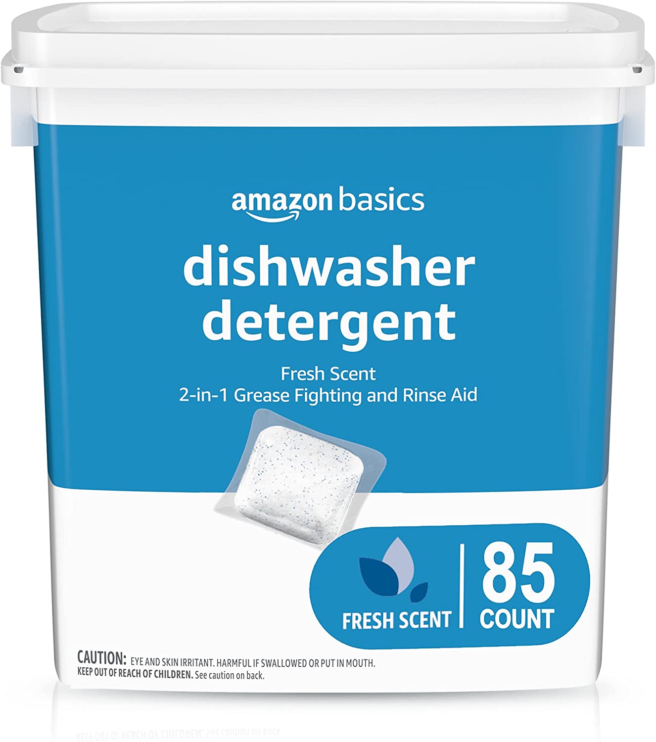 Amazon Basics Dishwasher Detergent Pacs, Fresh Scent, 85 Count S