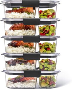 Rubbermaid 5-Piece Brilliance Food Container Sale