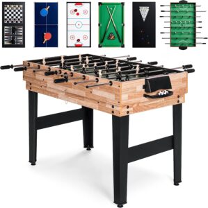 Best Choice Products 2x4ft 10-in-1 Combo Game Table Set Sale
