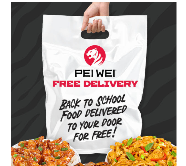 Pei Wei Coupon Code Get Free Delivery Order delivery online at