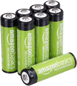 Amazon Basics 8-Pack Rechargeable AA NiMH Batteries Sale