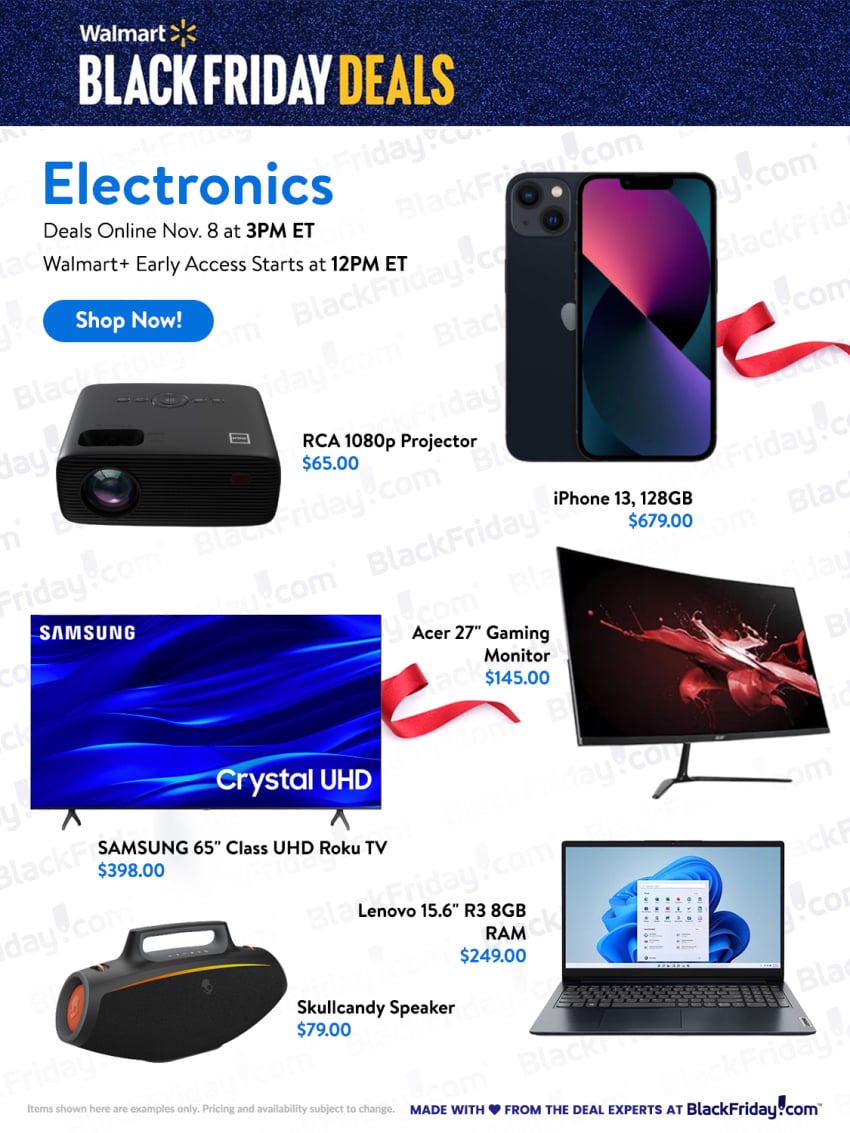 Walmart Event 1 Nov 8 Black Friday Ad 2023
