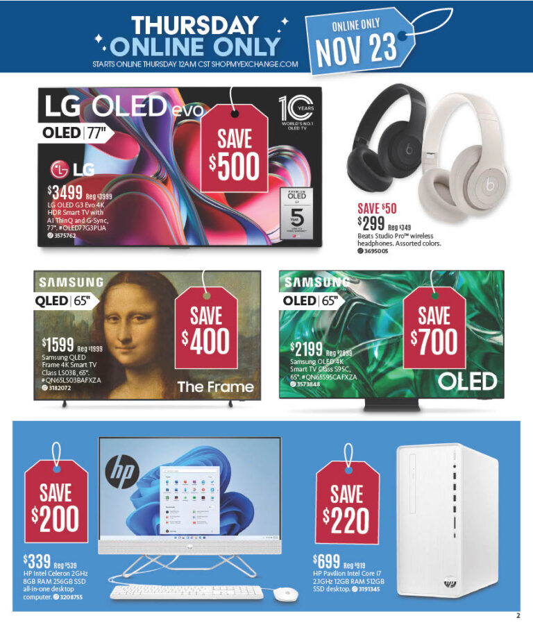 AAFES Black Friday 2023 Ad Scans BuyVia