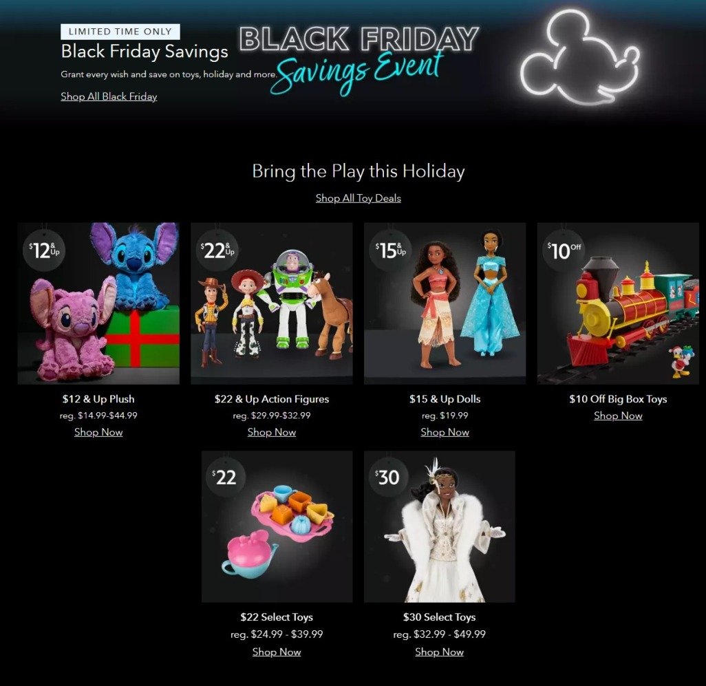 shop disney Black Friday Ad 2023