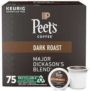 Peet's Coffee, Dark Roast K-Cup Pods 75ct Sale