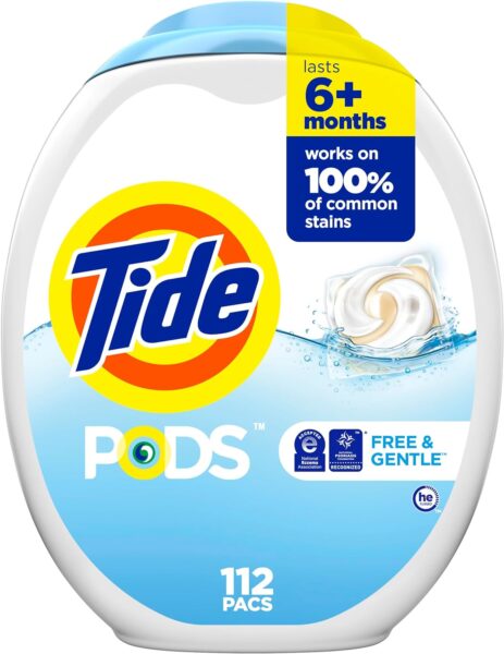 4x Tide PODS Laundry Detergent Soap Pacs, 112 Count Sale $51.00 Free Shipping from Amazon #deals #amazondeals