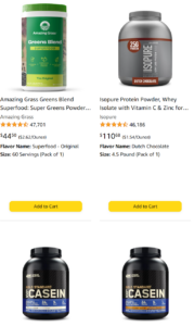 $10 off $60 in Nutrition, Protein Powder
