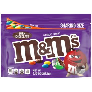 M&M'S Dark Chocolate Candy, Sharing Size, 9.4 oz Sale