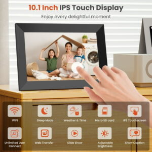 NUSICAN Smart Digital Picture Frame 10.1