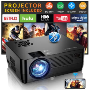 ROCONIA 4K Projector 15000LM Movie Projector Sale