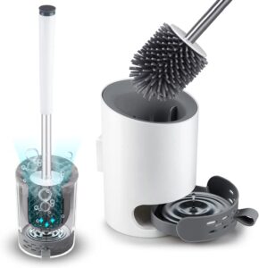 SUGARDAY Toilet Bowl Brush and Caddy Holder Set for Bathrooms Sale