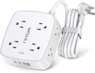 6 Ft Surge Protector Power Strip With 8 Outlets Sale