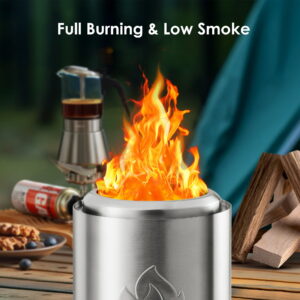 Auseo Tabletop Fire Pit Smokeless Outdoor Mini Fire Sale