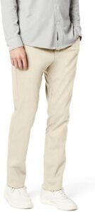 Dockers mens Slim Fit Signature Khaki Lux Cotton Stretch Pants Sale