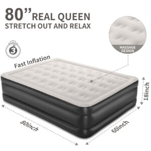 Ophanie 18 Inch High Air Mattress Queen Sale