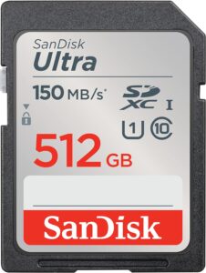 SanDisk Ultra 512GB SDXC Memory Card Sale