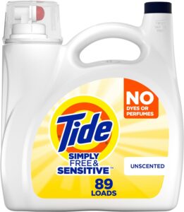 4x Tide Simply Liquid Laundry Detergent, Free & Sensitive 117oz Sale