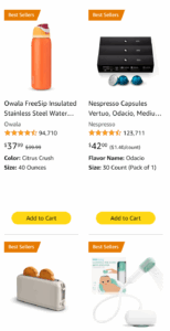 $10 Amazon credit when you spend $100 on Select items