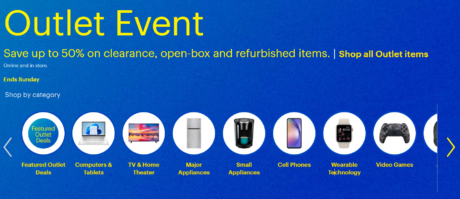 picture of Best Buy Outlet upto 50% off Sale