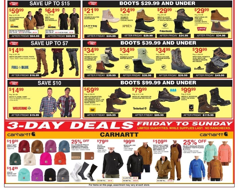 Dunhams Sports Black Friday Ad 2024