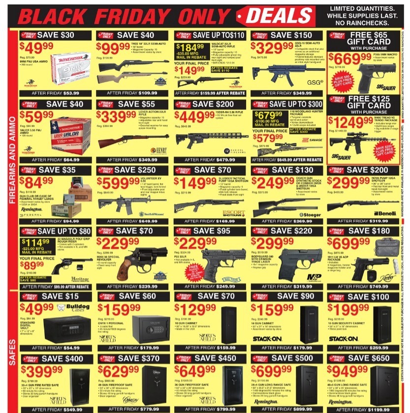 Dunhams Sports Black Friday Ad 2024