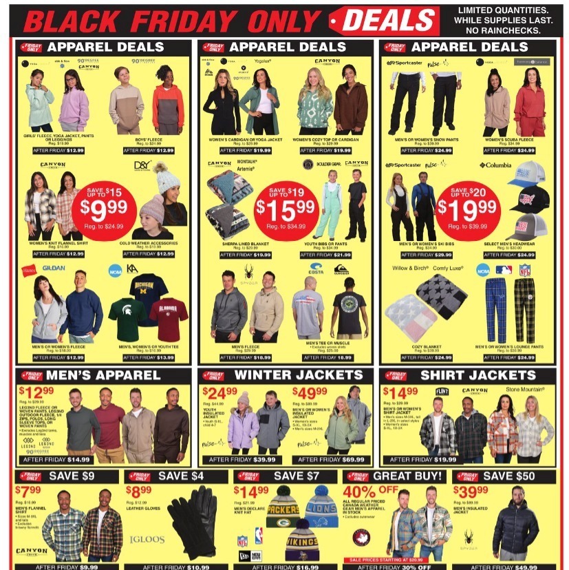 Dunhams Sports Black Friday Ad 2024