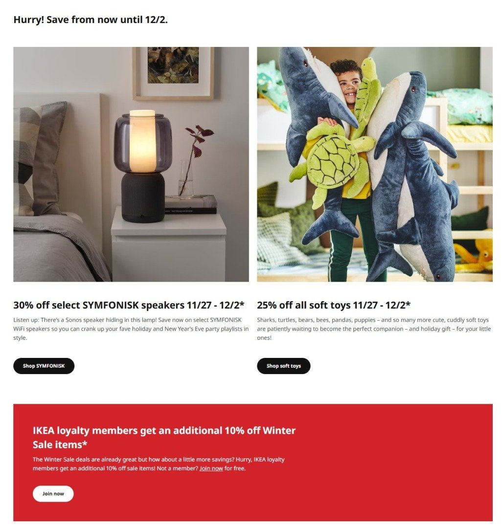 Ikea Black Friday 2024 Ad
