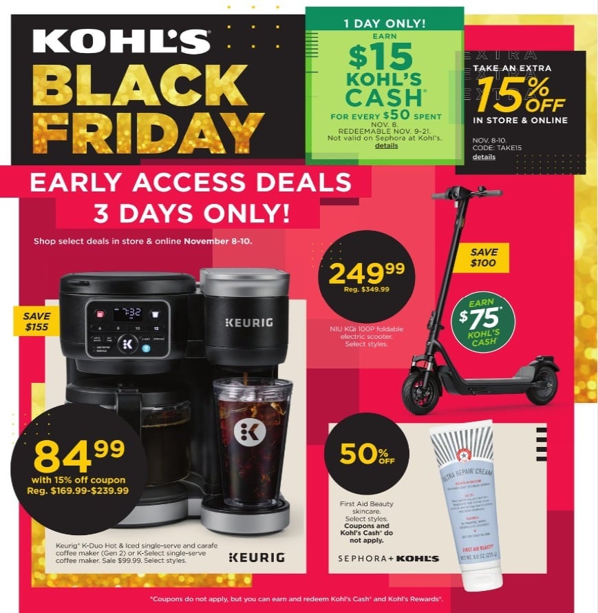 Kohls Early Black Friday Ad 2024