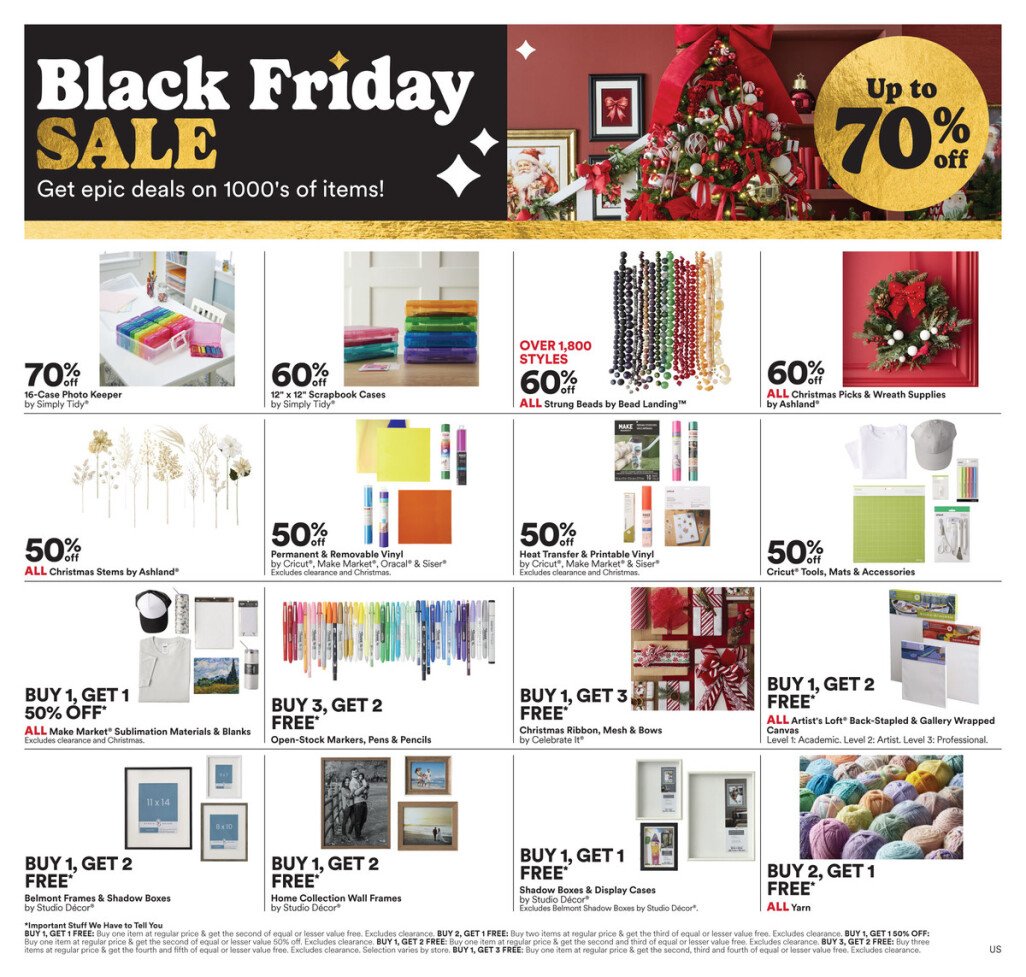 Michaels Black Friday 2024 Ad