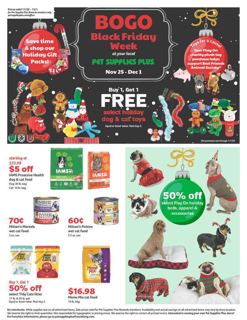 Pet Supplies Plus Black Friday Ad 2024
