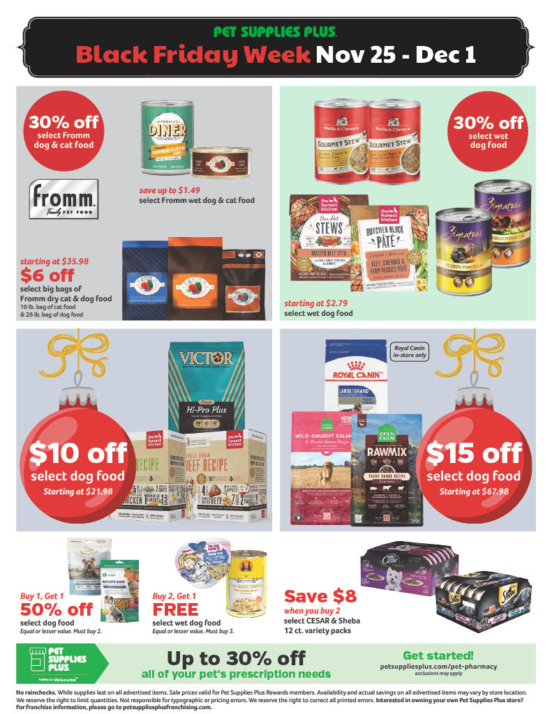 Pet Supplies Plus Black Friday Ad 2024