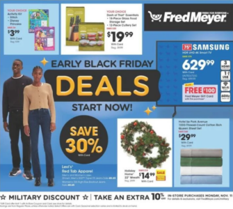 Fred Meyer Early Black Friday Deals