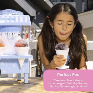 Nostalgia Snow Cone Maker Tabletop Shaved Ice Machine