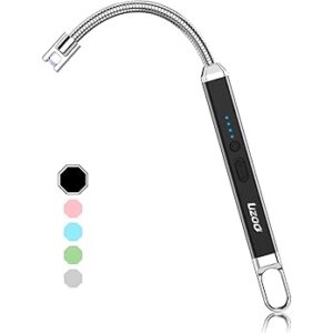 Rechargeable Arc Lighter with LED Display, 360° Flexible Neck Sale