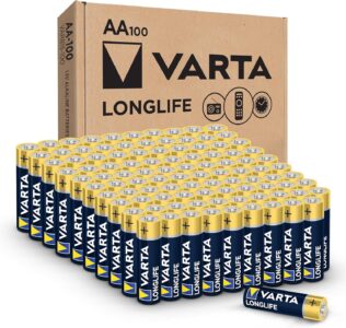 VARTA Longlife AA Batteries (100 Pack), Alkaline Sale