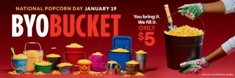picture of Cinemark Theaters - Bring a Bucket Popcorn