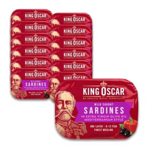 King Oscar Premium Sardines 3.75oz 12pk Sale