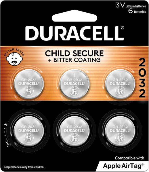 Duracell 2032 Lithium Battery 6 Count Pack Sale $6.59 - BuyVia