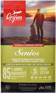 ORIJEN Grain Free Dry Dog Food for Senior Dogs 23.5lb Sale