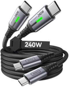 USB C to USB-C Charger Cable 24W 2-Pack 6.6ft Sale