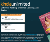 $0.99 3 Months Kindle Unlimited