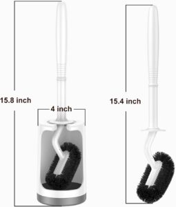 HAMITOR Toilet Bowl Brush Holder Set