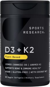 Sports Research Vegan D3 60 Softgels Sale