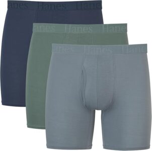 Hanes Men's Underwear Boxer Briefs & Trunks 3pk Sale