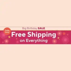 QVC Free Shipping on Everything Day - Big Birthday Sale