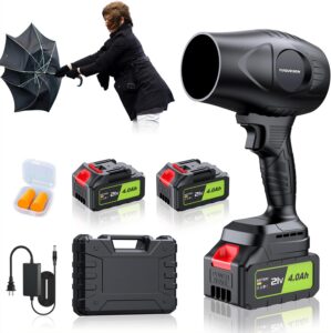 21V Electric Handheld Leaf Blower with 2×4.0Ah Batteries Sale