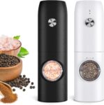 Electric Salt and Pepper Grinder Set