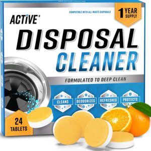 Garbage Disposal Cleaner Deodorizer Tablets - 24 Pack Sale