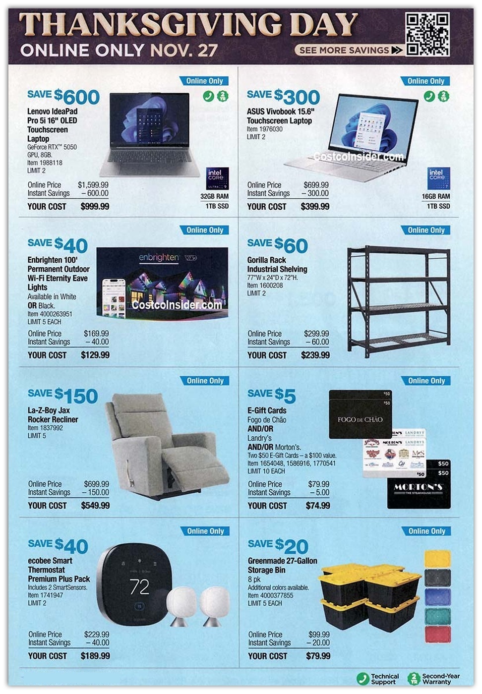 Costco Black Friday 2025 Ad