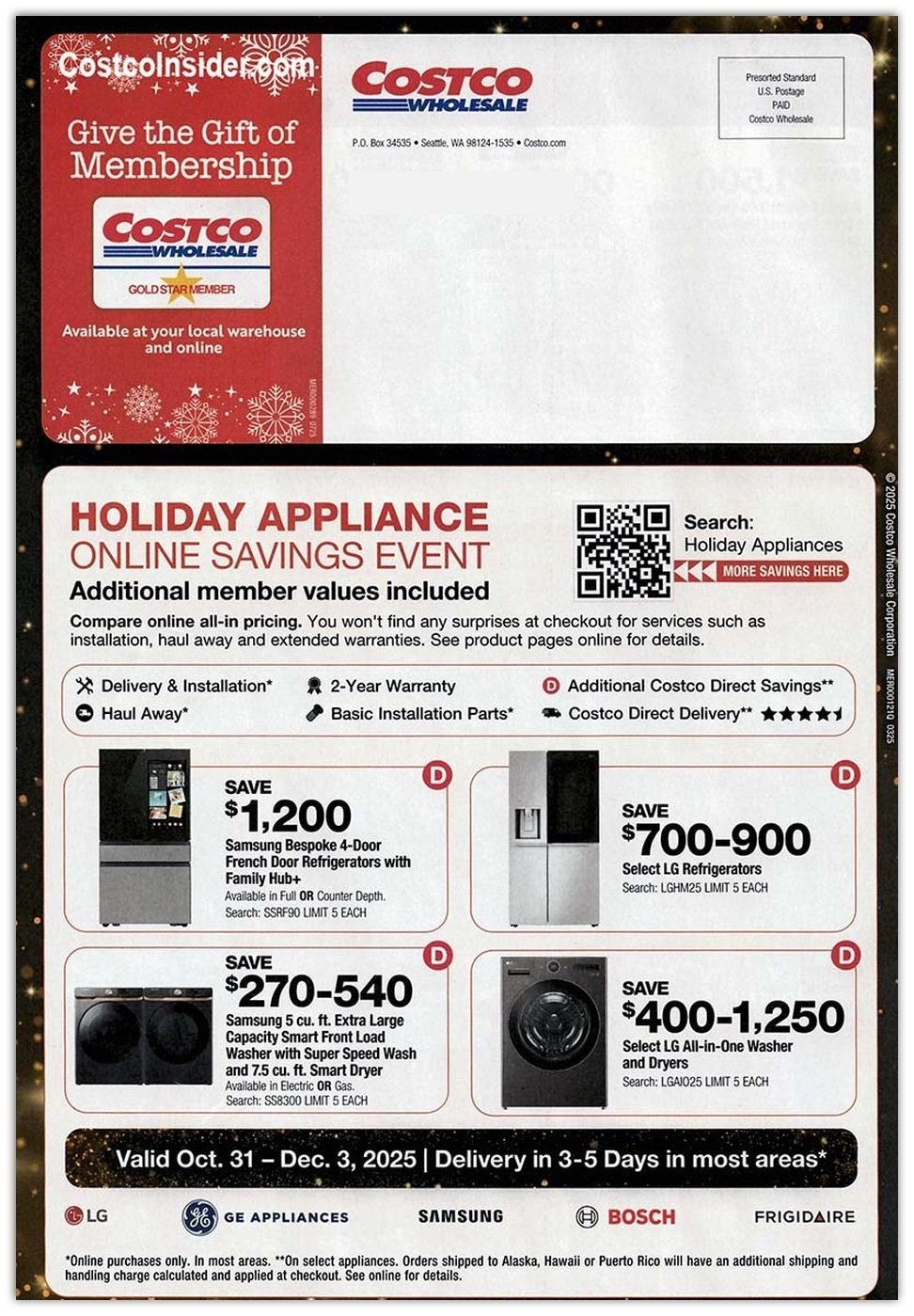 Costco Black Friday 2025 Ad